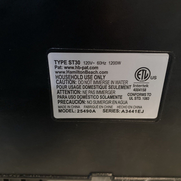 Hamilton Beach Dual Non Stick Breakfast Sandwich Maker Model 25490A Type ST30 !! - Picture 6 of 14